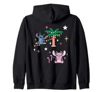 Disney Stitch & Angel Tropical Christmas Starry Holiday Vibe Sweat à Capuche
