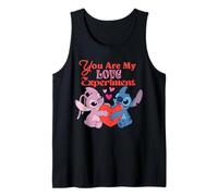 Disney Stitch & Angel Valentine "You Are My Love Experiment" Débardeur