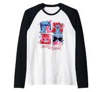 Disney Stitch & Angel Valentine's Day "Outta This World" Manche Raglan