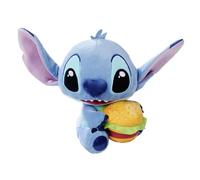 Simba Peluche Stitch Burger Edition - 25 cm Bleu avec hamburger