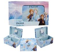 Disney Encanto Boite à Bijoux Musicale Fille la Reine des Neiges Ariel Mirabel, (Bleu Frozen)