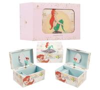 Disney Encanto Boite à Bijoux Musicale Fille la Reine des Neiges Ariel Mirabel, (Rose Petite Sirène)