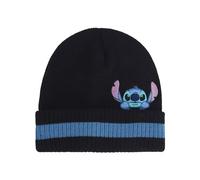 Disney Stitch Bonnet d'hiver rayé avec Poignets Multicolore Taille Unique, Multicolore, Taille Unique