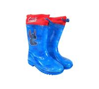 Disney Stitch Bottes pour Filles, Chaussures Filles, Bottes en Caoutchouc pour Filles, Bottes de Pluie Imperméables pour Enfants, Taille EU 28/29