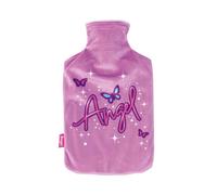 Disney Stitch Bouillotte Eau Chaude, Comprend Housse Souple Amovible, Chauffe-Lit pour Enfants, Bouillotte pour Filles, Thermothérapie, Capacité 2 L (Rose)