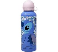 Disney Stitch Bouteille Réutilisable, Design Aluminium Résistant, Gourde pour Fille, Bouteille D'eau, Gourde Voyage, Capacité 500 ml (Rose)