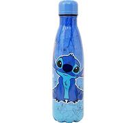 Disney Stitch Bouteille Réutilisable, Design Résistant, Gourde pour Filles, Bouteille D'eau, Gourde Voyage, Capacité 500 ml - Bleu D-S-5656-BT