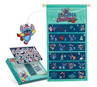 Disney Stitch Calendrier de l'Avent 2024 pour Fille - Bijoux avec Bracelet Charms (Stitch à Suspendre)