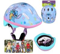 Disney Stitch Casque de vélo pour Enfants, Filles, réglable, Bleu 44-48 cm (Bleu)