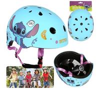 DISNEY Stitch Casque de vélo bleu pour enfants, léger, réglable 52-56 cm 58 cm
