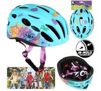 Disney Stitch Casque de vélo pour Enfants in-Mold, pour Filles, Turquoise, réglable 52-56 cm (Turquoise)