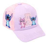 Disney Stitch Casquette de baseball personnalisable pour filles avec lettres de personnalisation - Chapeau snapback réglable pour enfants - Protection 100 % UV - Vacances d'été - Violet - Âge : 6 à 12