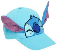Disney Stitch Casquette de baseball pour enfants garçons filles oreilles 3D Lilo & Stitch Chapeau de soleil d'été, bleu, Taille unique