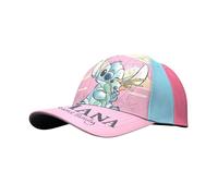 Disney Stitch Casquette de Baseball pour Filles, Casquette Design Stitch, Scrump et Angel, Chapeau D'été pour Enfants, Cadeau pour Filles (FR/ES, Numérique, 53, Rose)