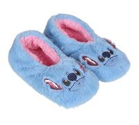 DISNEY Stitch CHAUDES Chaussons SLIP-ON pour filles, chaussons ANTIDÉRAPANTS pour la maison