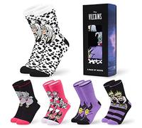 Disney Femme Chaussettes Socquettes Villains Respirant Décontracté Sport
