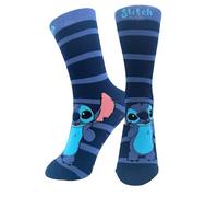 Disney Stitch Chaussettes pour Fille, Chaussettes Antidérapantes Stitch, Cadeau pour Enfants et Adolescents, Taille EU 27/30