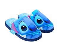 Disney Stitch Chaussons Pantoufles Cadeau Filles Adolescents, Tailles EU 28 à 35 (Bleu, EU 34/35, Système Taille Chaussures EU, Adolescent, Femme, Numérique (intervalle), Moyen, 34, 35)