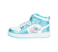 Disney Stitch Chaussures pour Filles, Baskets Montantes Stitch and Angel, Cadeau Filles, Tailles EU 30 à 35 (Bleu, Système Taille Chaussures EU, Enfant de 2 à 5 Ans, Femme, Numérique, Moyen, 30)
