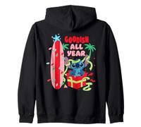 Disney Stitch Christmas Goodish All Year Funny Holiday Sweat à Capuche