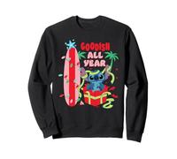Disney Stitch Christmas Goodish All Year Funny Holiday Sweatshirt