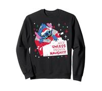 Disney Stitch Christmas Nice Unless Proven Naughty Holiday Sweatshirt