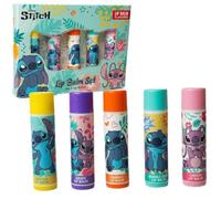 Disney Stitch Coffret de Baumes à Lèvres, Set 5 Baumes Aromatisés, Thème Lilo and Stitch