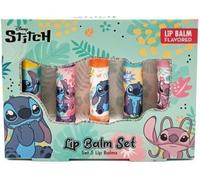 Disney Stitch Coffret de Baumes à Lèvres, Set 5 Baumes Aromatisés, Thème Lilo and Stitch