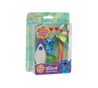 Disney stitch - coffret surf, palmier et figurine