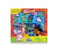 Disney Stitch - colle-à-l'histoire 1 livre illustré, 8 figurines ventouses et 2 jeux de société inclus - Collectif - Phidal Publishing - Coffret - Document jeunesse