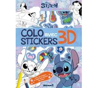 Colo avec stickers 3D - livre coloriage 4 ans - livre coloriage Disney - livre coloriage Stitch - stickers Disney - stickers Stitch - autocollants Disney - autocollants Stitch