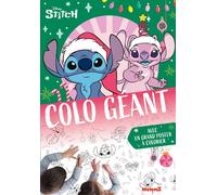 Disney Stitch - Colo géant (Noël) - Avec un grand poster à colorier - Collectif - Hemma - broché - Document jeunesse