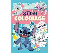 Disney Stitch - Coloriage avec stickers - offerts - Collectif - Hemma - broché - Document jeunesse