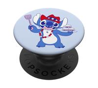 Disney Stitch Cowboy Cookout Americana 4th of July USA 250th PopSockets PopGrip Adhésif