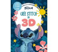 Disney Stitch - Crée Stitch en 3D - 2 planches de stickers épais pour construire ta figurine - 16 pages de coloriage - Collectif - Hemma - broché - Document jeunesse