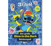 Disney Stitch: Der große Glow-in-the-Dark Stickerspaß: Activityblock mit über 100 Glow-in-the-Dark-Stickern