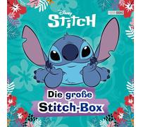 Disney Stitch: Die große Stitch-Box: Box aus Metall mit Rätselblock, Malblock, Stickerbogen und 6 Buntstiften
