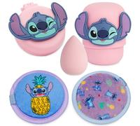 Disney Stitch Ensemble Accessoires Maquillage avec Éponge, Tampons, Brosse Cheveux - Cadeau Fille