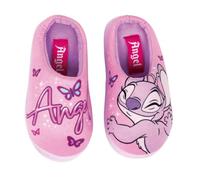 Disney Stitch et Angel Chaussons Maison Filles, Pantoufles Semelle Antidérapante, Tailles EU 28 à 33 (Rose, Système Taille Chaussures EU, Enfant de 2 à 5 ans, Femme, Numérique, Moyen, 28)
