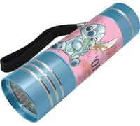 Disney Stitch et Angel Mini lampe de poche, design Stitch Angel et Scrump, 9 LED, avec sangle de poupée, cadeau pour filles | Bleu
