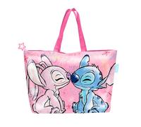 Disney Stitch et Angel Sac de Plage Voyage Courses, Sac à Bandoulière, Cadeau pour Femmes et Adolescentes