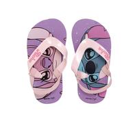 Disney Stitch et Angel Tongs Filles, Sandales D'été élastiques, Tailles EU 22 à 29 (Rose, Système Taille Chaussures EU, Enfant de 2 à 5 ans, Femme, Numérique (intervalle), Moyen, 22, 23)