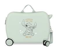Joumma Disney Stitch Valise pour Enfant Vert 50 x 38 x 20 cm Rigide 1,8 kg Fermeture à Combinaison latérale ABS 1,8 kg 38 L Bagage à Main, Vert, Talla única, Valise pour Enfant