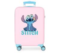Joumma Disney Stitch Valise Cabine Rose 38 x 55 x 20 cm Rigide 2 kg Fermeture à Combinaison latérale ABS 2 kg 35 L Bagage à Main, Rose, Talla única, Valise Cabine
