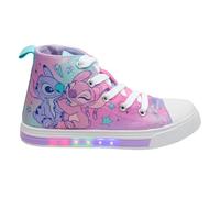 Disney Stitch - Fille - Chaussures Sneakers Bottines - Licence officielle, 6737 Baskets hautes LED fuchsia, 26 EU