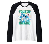 Disney Stitch Fourth Grade Back to School 1st Day of School Manche Raglan
