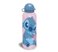 Disney Stitch Gourde pour enfant 500 ml en aluminium sans BPA avec bouchon de paille réutilisable anti-fuite pour l'école pour garçons et filles