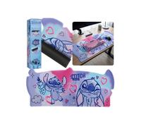 DISNEY Stitch Grand tapis de bureau, sous-main antidérapant pour clavier destiné aux enfants 80x35cm