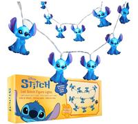 Disney Stitch Guirlande Lumineuse LED 10 Pz, Fairy Lights pour Enfants Ados Adultes, 150cm
