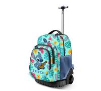 Disney Lilo et Stitch Guitar-Sac à dos à Roulettes GTS FAN, Vert, 32 x 47 cm, Capacité 30 L